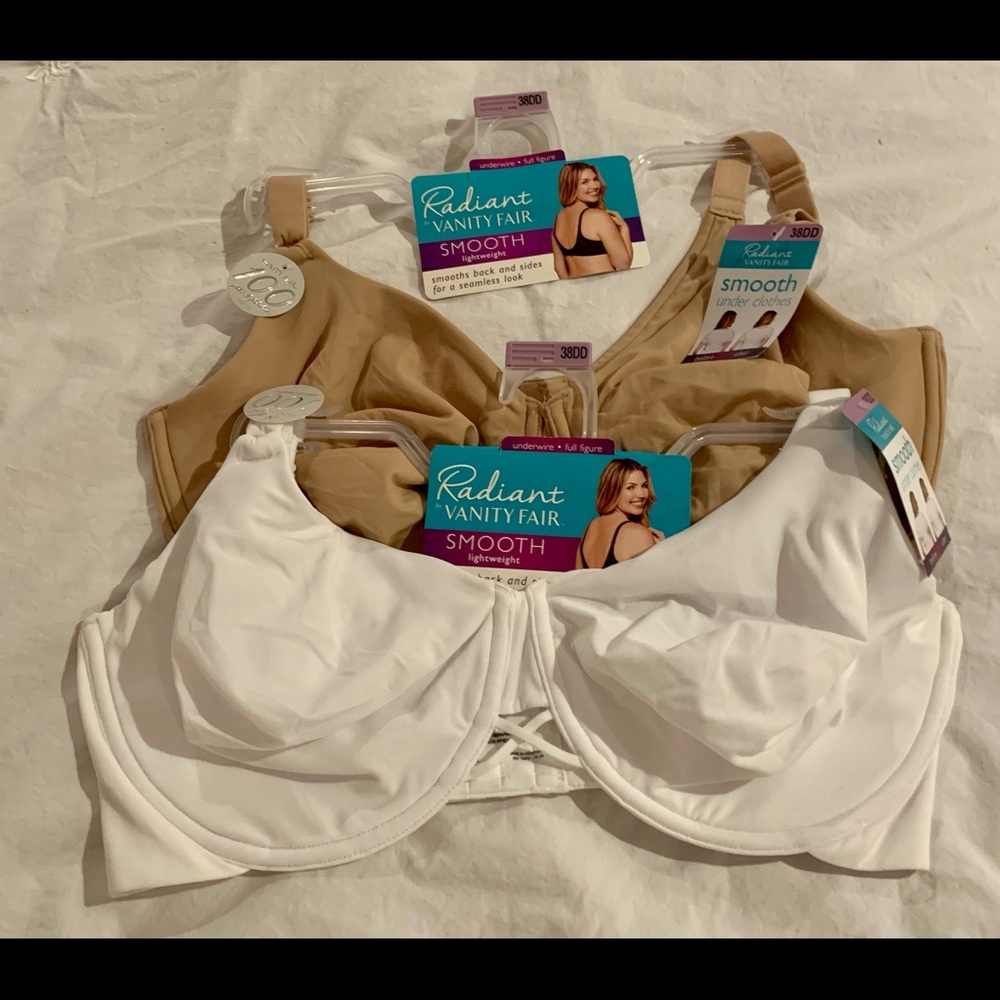 NWT Radiant Vanity Fair Smooth lightweight bras 2